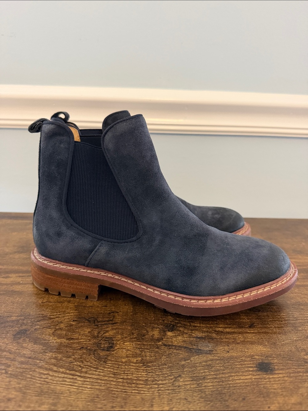 Sofft Women's Suede Chelsea Ankle Boots in Charcoal
